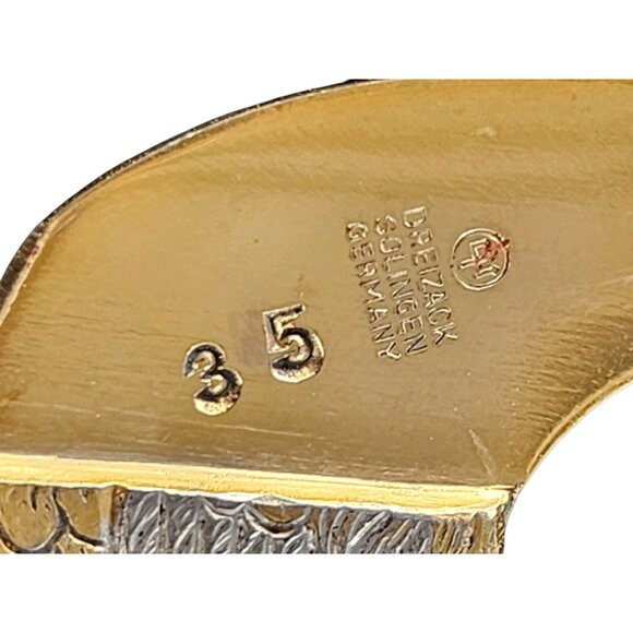 Vintage DREIZACK  Brass Metal Hen Chicken Rooster Boiled Egg Cutter Germany 35 - Picture 4 of 5